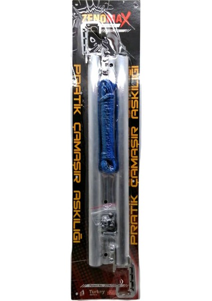 Cam Balkon Kombine Ayarlı Alüminyum Çamaşır Askısı 25 x 60-30 x 80-32 x 75 Model Uyumlu (4741)