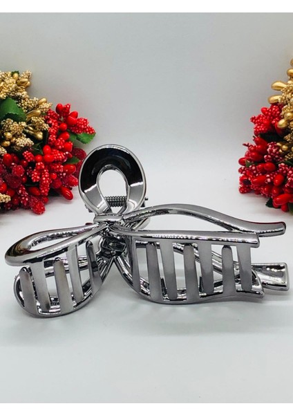Kadın Büyük Boy Sonsuzluk Fiyonk Model Mandal Toka Pinterest Tarzı (11CM) modelleri