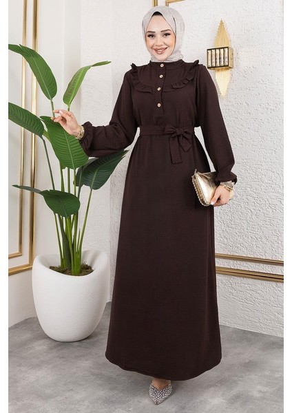 Rose Fırfırlı Aerobin Elbise