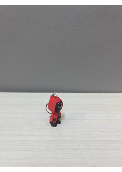 Squid Game Yuvarlak Asker Anahtarlık