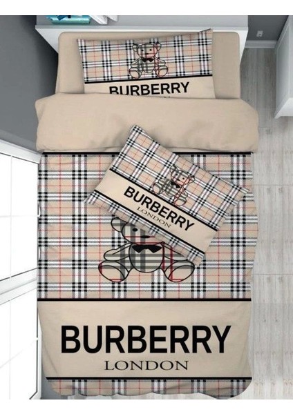 Baby Marka Borberi Desen Nevresim Set Unisex 0-6 Ay