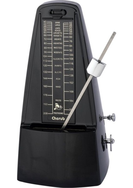 WSM-305 Siyah Mekanik Metronom