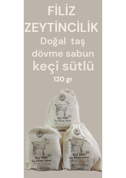 Doğal Taş Dövme Keçi Sütlü 120 gr