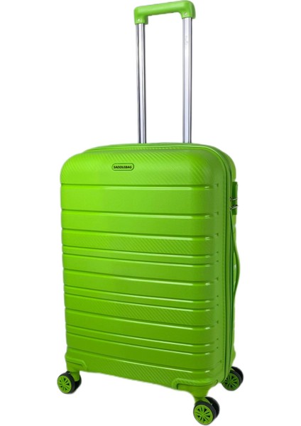 Karbon Pp Seyahat Valizi Horizon Serisi Kırılmaz Bavul, Orta Boy