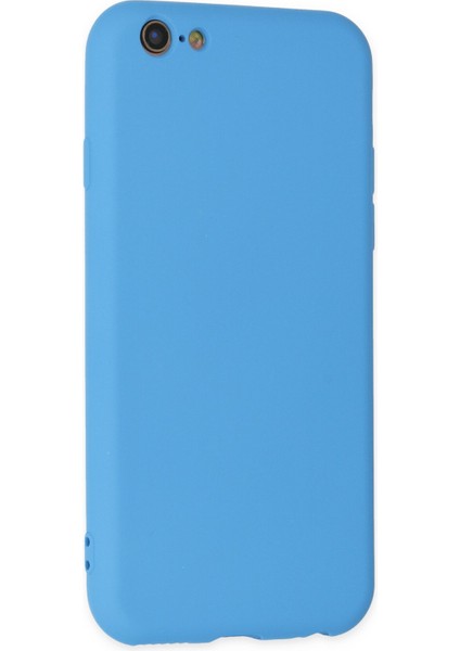 Apple iPhone 6 Plus Kılıf Silikon Kılıf Yumuşak Kılıf Içi Kadife Lansman - Mavi modelleri
