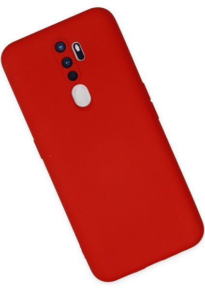 Oppo A5 2020 Kılıf Silikon Kılıf Yumuşak Kılıf Içi Kadife Lansman - Kırmızı fiyatları