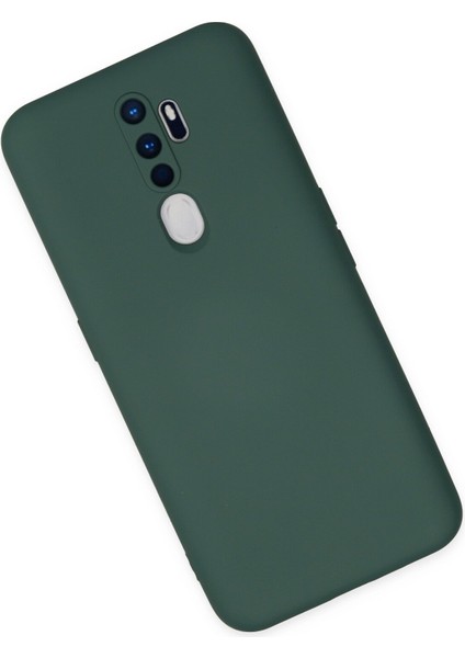Oppo A5 2020 Kılıf Silikon Kılıf Yumuşak Kılıf Içi Kadife Lansman - Koyu Yeşil fiyatları