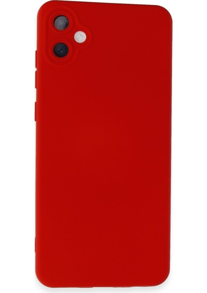 Samsung Galaxy A05 Kılıf Silikon Kılıf Yumuşak Kılıf Içi Kadife Lansman - Kırmızı