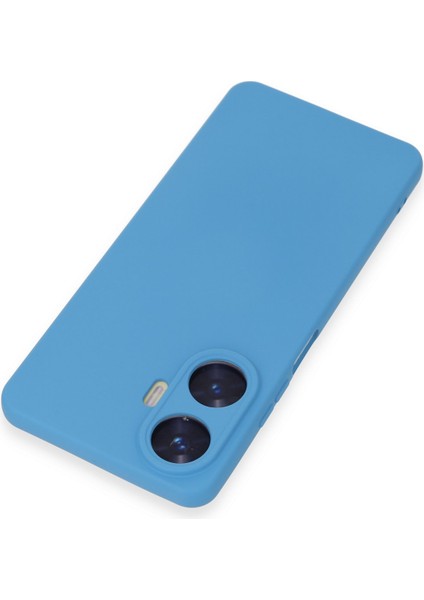 Realme C55 Kılıf Silikon Kılıf Yumuşak Kılıf Içi Kadife Lansman - Mavi fiyatları