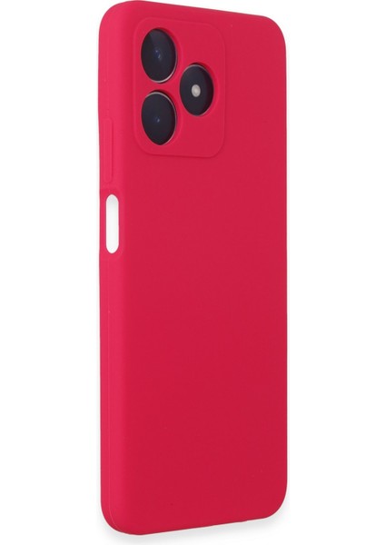 Realme C53 Kılıf Silikon Kılıf Yumuşak Kılıf Içi Kadife Lansman - Pembe