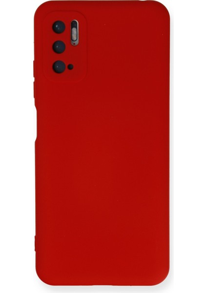 Xiaomi Redmi Note 11 Se Kılıf Silikon Kılıf Yumuşak Kılıf Içi Kadife Lansman - Kırmızı