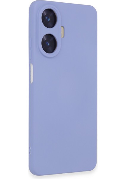 Realme C55 Kılıf Silikon Kılıf Yumuşak Kılıf Içi Kadife Lansman - Lila fırsatları