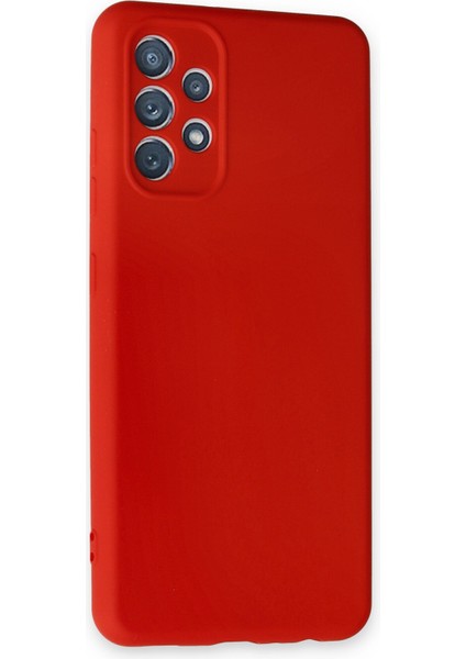 Samsung Galaxy A13 4g Kılıf Silikon Kılıf Yumuşak Kılıf Içi Kadife Lansman - Kırmızı fiyatları