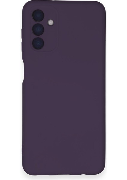 Samsung Galaxy A14 4g Kılıf Silikon Kılıf Yumuşak Kılıf Içi Kadife Lansman - Mor