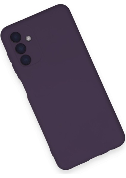 Samsung Galaxy A14 4g Kılıf Silikon Kılıf Yumuşak Kılıf Içi Kadife Lansman - Mor modelleri