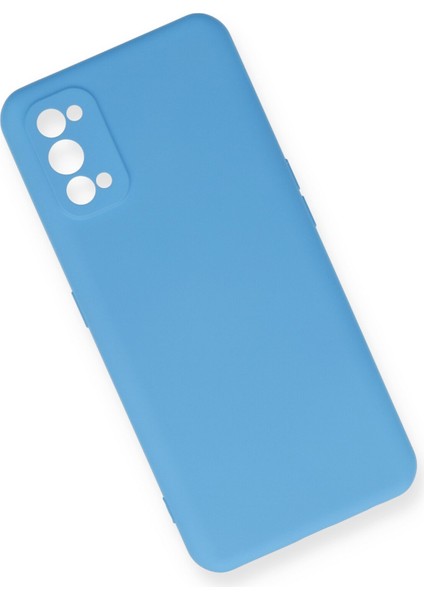 Realme 7 Pro Kılıf Silikon Kılıf Yumuşak Kılıf Içi Kadife Lansman - Mavi modelleri