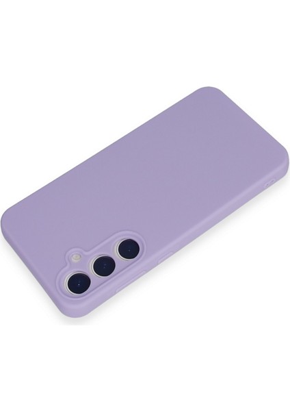 Samsung Galaxy A35 5g Kılıf Silikon Kılıf Yumuşak Kılıf Içi Kadife Lansman - Lila modelleri