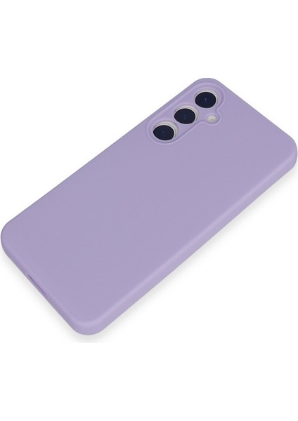 Samsung Galaxy A35 5g Kılıf Silikon Kılıf Yumuşak Kılıf Içi Kadife Lansman - Lila fırsatları