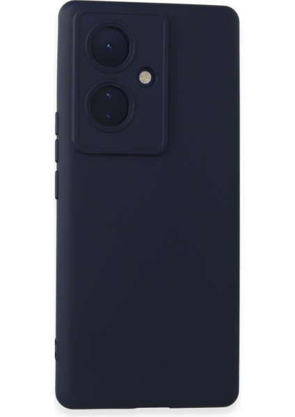Vivo V29 Lite Kılıf Silikon Kılıf Yumuşak Kılıf Içi Kadife Lansman - Lacivert