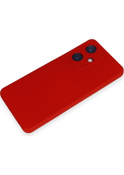 Vivo Y27 Kılıf Silikon Kılıf Yumuşak Kılıf Içi Kadife Lansman - Kırmızı fırsatları