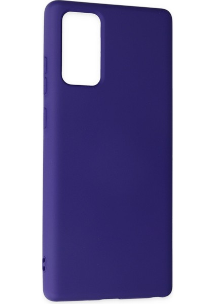 Samsung Galaxy Note 20 Kılıf Silikon Kılıf Yumuşak Kılıf Içi Kadife Lansman - Mor fiyatları