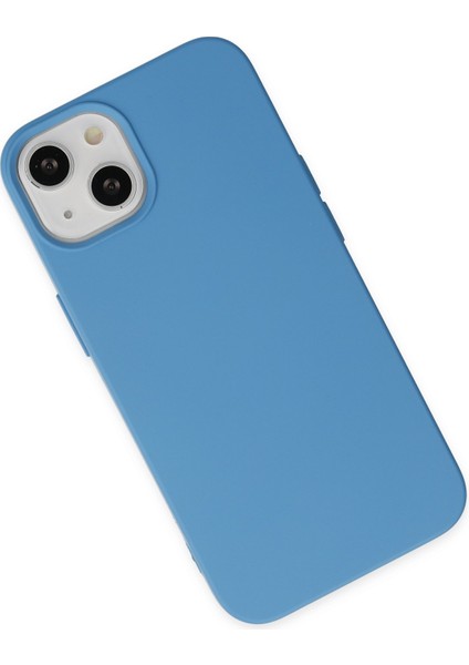 Apple iPhone 15 Pro Kılıf Silikon Kılıf Yumuşak Kılıf Içi Kadife Lansman - Mavi modelleri