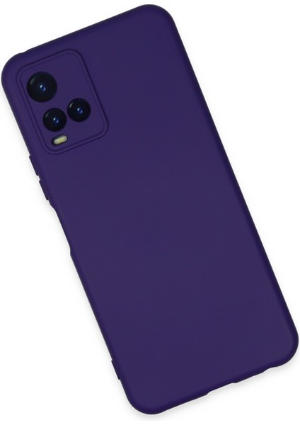 Vivo Y21 Kılıf Silikon Kılıf Yumuşak Kılıf Içi Kadife Lansman - Mor modelleri