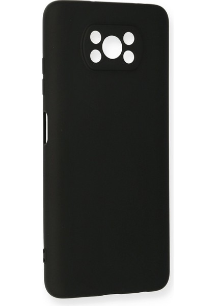 Xiaomi Pocophone X3 Pro Kılıf Silikon Kılıf Yumuşak Kılıf Içi Kadife Lansman - Siyah fiyatları