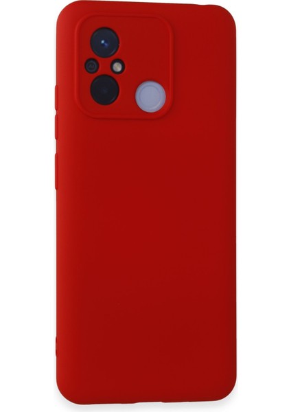 Xiaomi Redmi 12C Kılıf Silikon Kılıf Yumuşak Kılıf Içi Kadife Lansman - Kırmızı