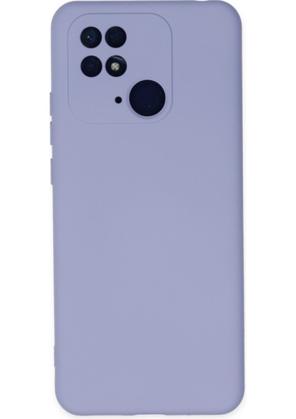 Xiaomi Poco C40 Kılıf Silikon Kılıf Yumuşak Kılıf Içi Kadife Lansman - Lila