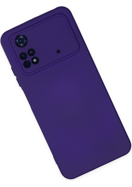 Xiaomi Poco M4 Pro 4g Kılıf Silikon Kılıf Yumuşak Kılıf Içi Kadife Lansman - Mor fiyatları