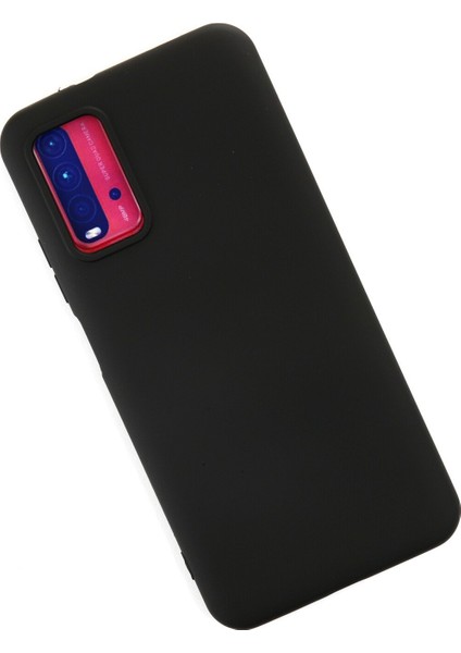 Xiaomi Redmi 9t Kılıf Silikon Kılıf Yumuşak Kılıf Içi Kadife Lansman - Siyah