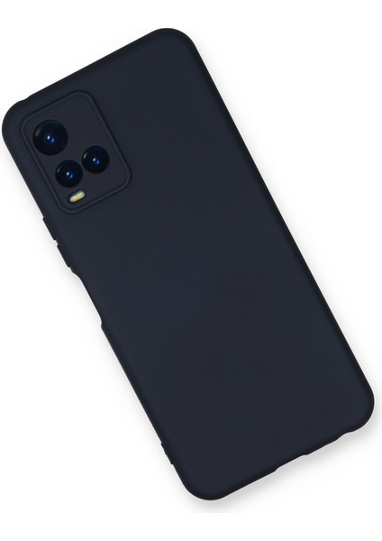 Vivo Y21 Kılıf Silikon Kılıf Yumuşak Kılıf Içi Kadife Lansman - Lacivert fiyatları