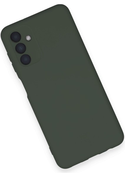 Samsung Galaxy A14 4g Kılıf Silikon Kılıf Yumuşak Kılıf Içi Kadife Lansman - Koyu Yeşil modelleri