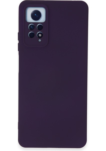 Xiaomi Redmi Note 12 Pro 4g Kılıf Silikon Kılıf Yumuşak Kılıf Içi Kadife Lansman - Mor