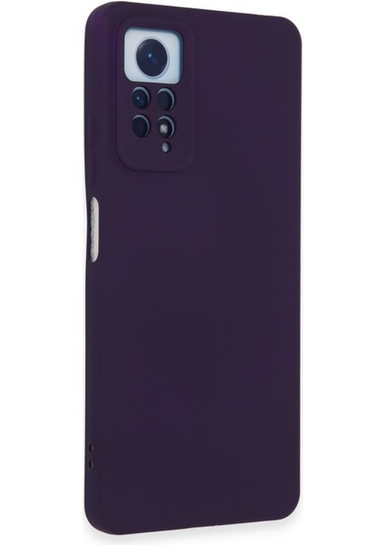 Xiaomi Redmi Note 12 Pro 4g Kılıf Silikon Kılıf Yumuşak Kılıf Içi Kadife Lansman - Mor