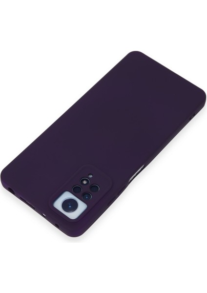 Xiaomi Redmi Note 12 Pro 4g Kılıf Silikon Kılıf Yumuşak Kılıf Içi Kadife Lansman - Mor