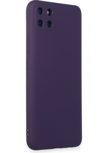 Realme C11 Kılıf Silikon Kılıf Yumuşak Kılıf Içi Kadife Lansman - Mor fiyatları