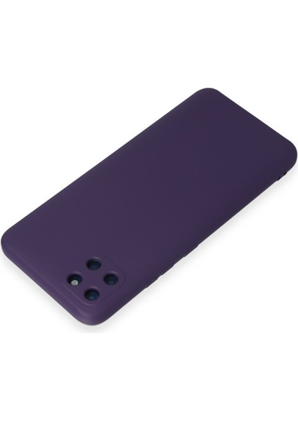 Realme C11 Kılıf Silikon Kılıf Yumuşak Kılıf Içi Kadife Lansman - Mor modelleri