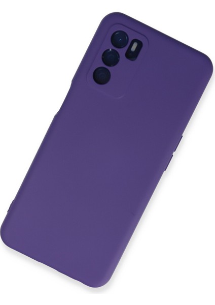 Oppo A16 Kılıf Silikon Kılıf Yumuşak Kılıf Içi Kadife Lansman - Mor fiyatları