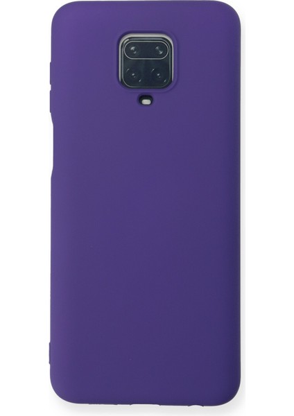 Xiaomi Redmi Note 9s Kılıf Silikon Kılıf Yumuşak Kılıf Içi Kadife Lansman - Mor