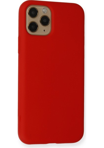 Apple iPhone 11 Pro Kılıf Silikon Kılıf Yumuşak Kılıf Içi Kadife Lansman - Kırmızı modelleri