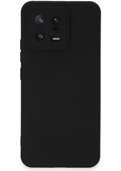 Xiaomi Mi 13 Kılıf Silikon Kılıf Yumuşak Kılıf Içi Kadife Lansman - Siyah