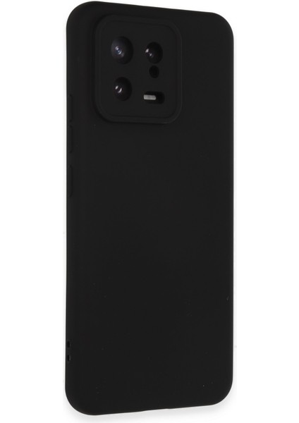 Xiaomi Mi 13 Kılıf Silikon Kılıf Yumuşak Kılıf Içi Kadife Lansman - Siyah fiyatları