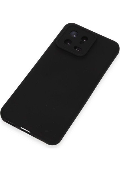 Xiaomi Mi 13 Kılıf Silikon Kılıf Yumuşak Kılıf Içi Kadife Lansman - Siyah fırsatları