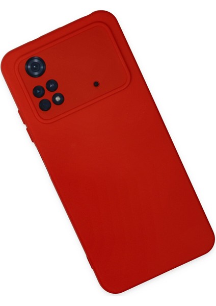 Xiaomi Poco M4 Pro 4g Kılıf Silikon Kılıf Yumuşak Kılıf Içi Kadife Lansman - Kırmızı fiyatları