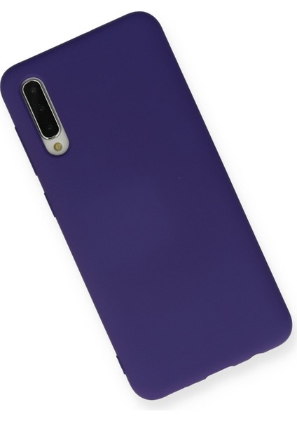 Samsung Galaxy A50S Kılıf Silikon Kılıf Yumuşak Kılıf Içi Kadife Lansman - Mor fiyatları