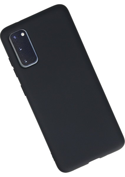Samsung Galaxy S20 Kılıf Silikon Kılıf Yumuşak Kılıf Içi Kadife Lansman - Lacivert