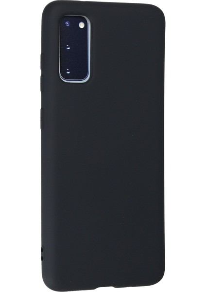 Samsung Galaxy S20 Kılıf Silikon Kılıf Yumuşak Kılıf Içi Kadife Lansman - Lacivert