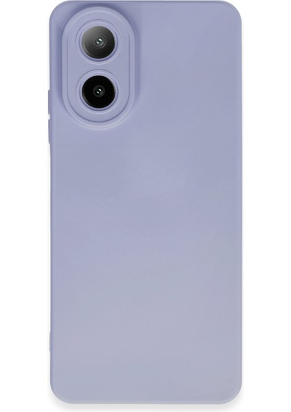 Oppo A38 Kılıf Silikon Kılıf Yumuşak Kılıf Içi Kadife Lansman - Lila